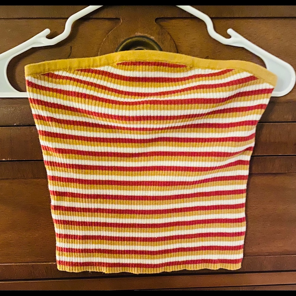 Striped Halter Top American Eagle
